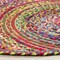Safavieh 5 x 8 ft. Oval Cape Cod Hand Woven Oval Area RugRed & Multi-Color CAP203A-5OV - alternate 7